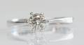 Solitairering, ca. 0.34 ct.