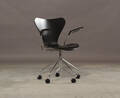 Arne Jacobsen. Kontorstol m. armlæn model 3217