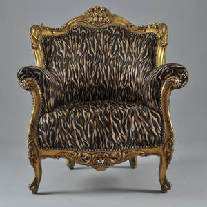 Fåtölj i rokokostil 1900-tal