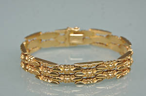 Armbånd af guld, 18 kt.