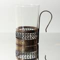 GLAS med hållare i nysilver, 6 st