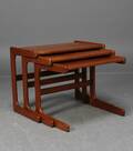 Satsbord, tre delar, teak