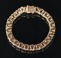 Armlænke af 14 kt. guld, model bismarck, ca. 22,9 g