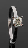 18K Solitaire Diamond ring approx. 0.45ct