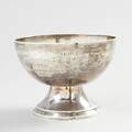 Skål på fot i silver K Anderson