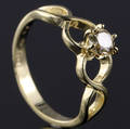 Solitaire ring ca. 0.47 ct.