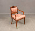 Karl-Johan karmstol i mahogny