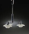 Poul Henningsen. PH Stammekrone med stel af forkromet metal 