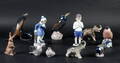 Samling porcelænsfigurer, BG samt Kgl. P. 1. sort. 12