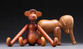 Kay Bojesen. Abe og Elefant i teak, limba og egetræ 2 