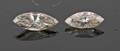 Marquise cut pair of diamonds   2 0.45ct.