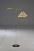 Teleskop  standerlampe, Le Klint, model 349 af Aage Pedersen 