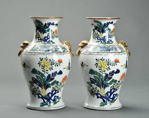 Kinesisk vase af porcelæn
