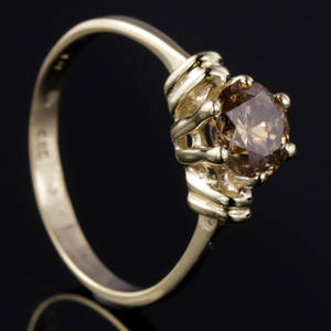 Solitaire ring ca. 1.02 ct.