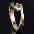 Solitaire ring ca. 0.35 ct.
