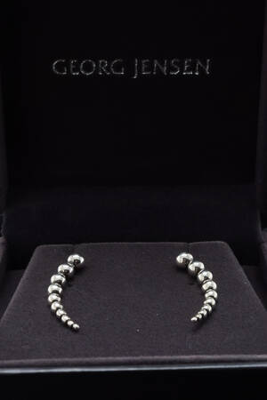 Georg Jensen, par Moonlight Grapes ørestikker, sterling sølv