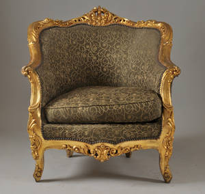 Fåtölj i rokokostil