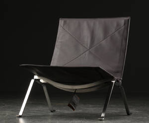 Poul Kjærholm. PK 22 lænestol, brown label Denne vare er sat til omsalg under nyt varenummer 4523002