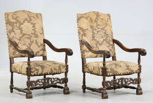 Par kongestole, bejdset eg 2