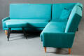 Ecksofa  Daybed mit Fußhocker 2