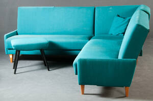 Ecksofa  Daybed mit Fußhocker 2