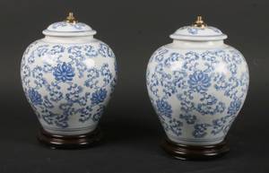 Orientalske keramik bordlampe kroppe. 2