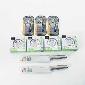 KÖKSKNIVAR, LEDLAMPOR, mm