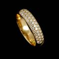 Ring 18 k guld briljanter