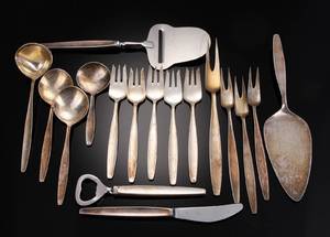 Georg Jensen. Cypres bestik - Sterling.17. Vægt ca. 460 gram