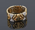 18Kt Diamond flexible ring approx  0.48ct.