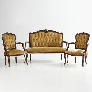 Salongsgrupp i Louis quinze-stil