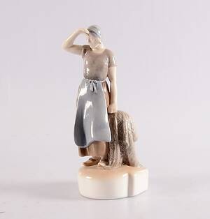 FIGURIN, porslin, BingGröndahl. Danmark.