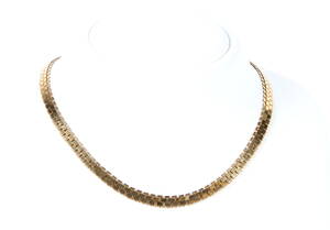 Halscollier af 18 kt guld, 27,1 gram