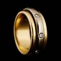Ring 18 k rödvitguld briljanter