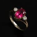 Ring 18 k vitguld diamanter