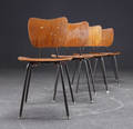 Dansk møbelproducent. Stabelstole - Teak. 4