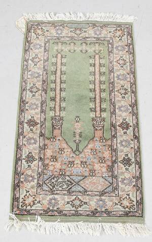 Bönematta, handknuten