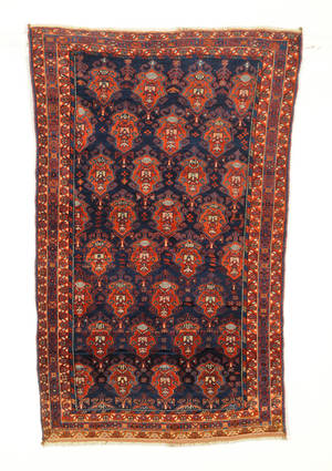 Persisk Afshar tæppe, 110x176 cm.