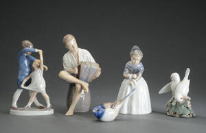 Bing Grøndahl samt Royal Copenhagen. En samling porcelænsfigurer 5
