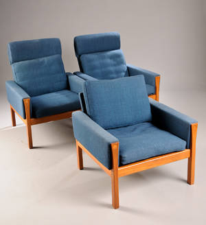Hans J. Wegner 1914-2007. Tre hvilestole model AP-62 3