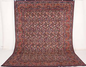 Persisk handknuten matta Mashad 390x295 cm