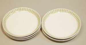 ARABIA TALLRIKAR 8ST, DIAM 23 CM