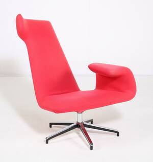 Ubekendt møbeldesigner. Højrygget læsestol