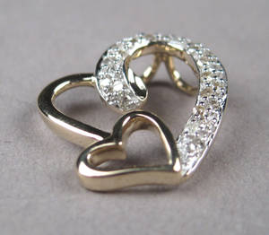Diamantvedhæng - ca. 0,25 ct.
