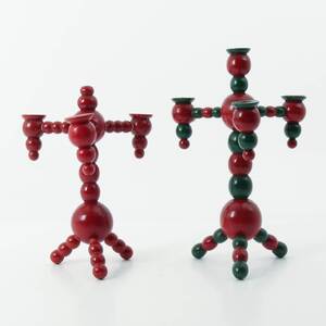 KANDELABRAR 2 st, trä