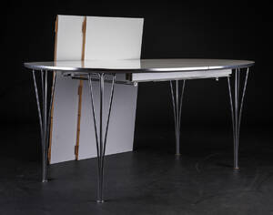 Piet Hein  Bruno Mathsson. Spisebord, Elipsebord 3 