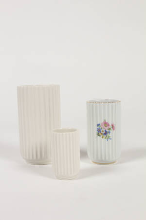 3 vaser fra lyngby porcelæn