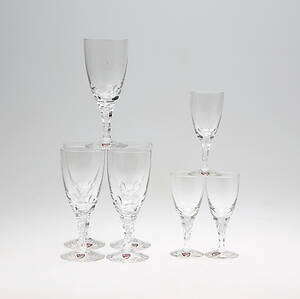 VINGLAS, 8 st, Orrefors.