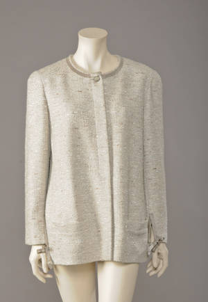 Chanel jakke ca str 50 - sølv