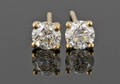 Diamond earrings - approx. 0.96 ct. 2